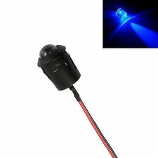 Large 10mm Flashing Blue LED Car, Motorcycle, Shed, Boat Dummy Fake Alarm 12V