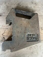 27kg Massey Ferguson Front Weight Water Block
