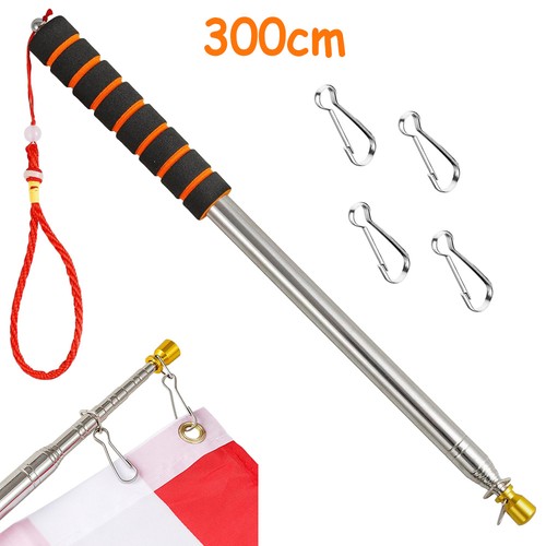 Telescopic flag pole - telescopic,