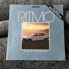 Fiat Ritmo Original UK Sales
