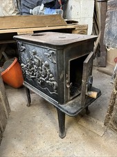 Antique Log Burner. Cast Iron