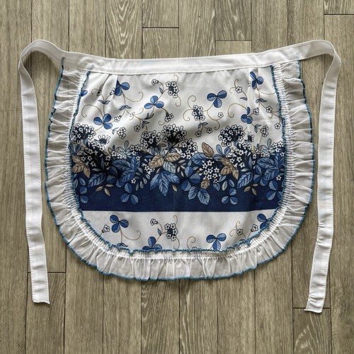 Vintage retro floral - vintage, blue