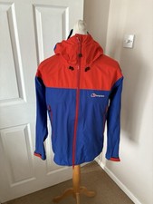 Men’s Blue & Red Berghaus Extrem Velum Goretex Active Shell Jacket Size Medium