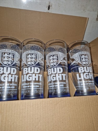 Bud light pint glasses - bud,