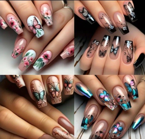 False nails set press 96pcs - set,