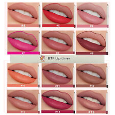 BTF 25 Colours High Pigment Long-Lasting Waterproof  Matte Lipliner Lip Pencil
