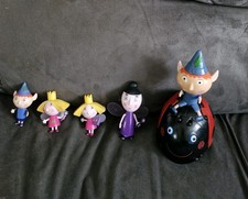 Ben And Holly Figure Bundle Nanny Plum Fairy, Ride On Gaston, 2 Different Holly