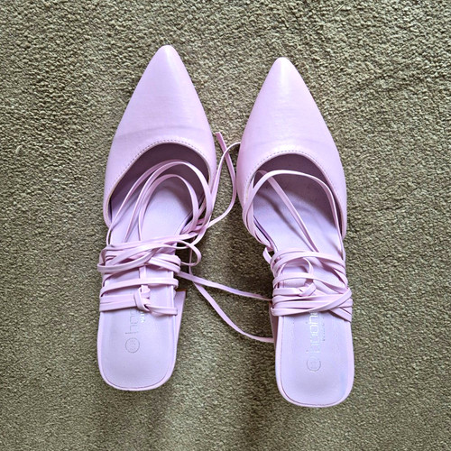 Women lilac pointed toe - lilac,
