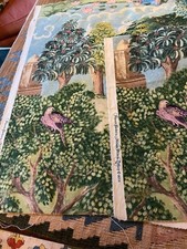 3 x Zoffany velvet remnants of