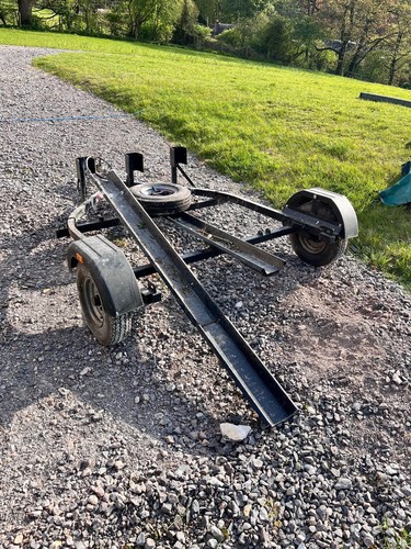 Motorbike trailer for 3 - motorbike, 2/3