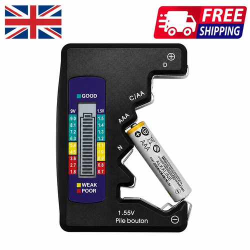 Universal battery tester - battery,