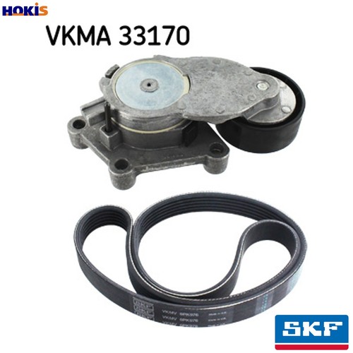 Vribbed belt set vkma 33170 - vribbed,