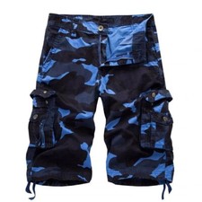 Mens Tactical Military Combat Cargo Shorts Pants Casual Camo Army Half Trousers