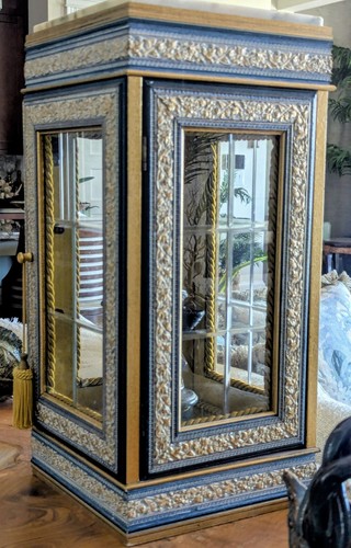 Horchow marble top - horchow, beveled