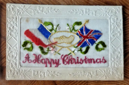 Silk postcard happy - postcard, a
