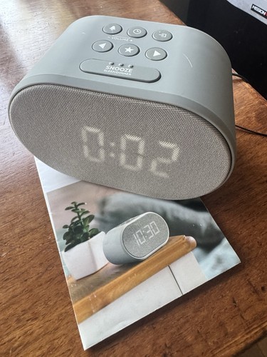 Bedside alarm clock radio - alarm,