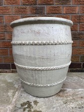 Large Beige Glazed Terracotta