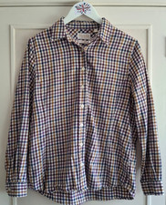 VIYELLA CHECK SHIRT Wool Blend Long Sleeve Size 38-40" M/L EXCELLENT CONDTION