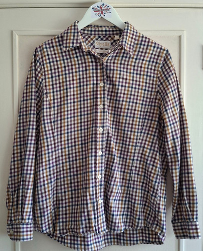 Viyella check shirt wool blend - check,