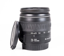 Canon 28-105mm F4-5.6 Auto Focus Zoom Lens EF Mount + Front & Rear Caps