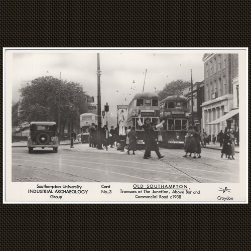 Old southampton tramcars above - old,