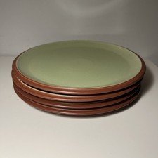 4 X Denby -  Juice- Green / Apple / Terra Cotta ) - Dinner plates