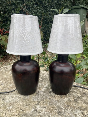 Pair vtg hardwood - of,