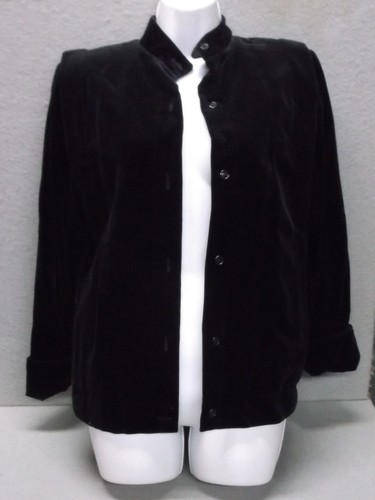Nehru collar black velvet - nehru,