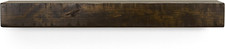 Rustic Mantel Shelf, Dark