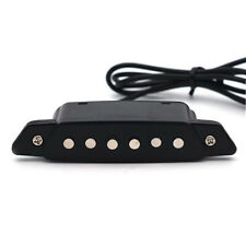 New Acoustic Guitar Soundhole Magnetic Pickup Humbucker Passive With Power Jack