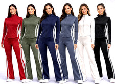 Ladies 2 Piece Tracksuit Set