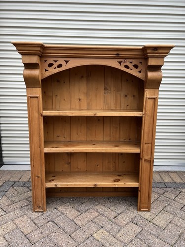 Large solid pine bookcase - large,