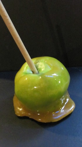Fake artificial toffee apple - artificial,