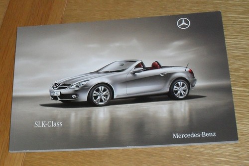 Mercedes slk roadster brochure - slk,