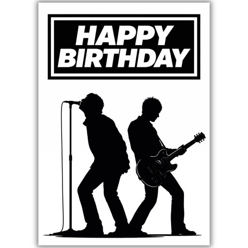 Oasis birthday card - card, noel