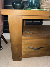 REDUCED as needs TO GO Rustic  Next Hartford Corner TV Unit