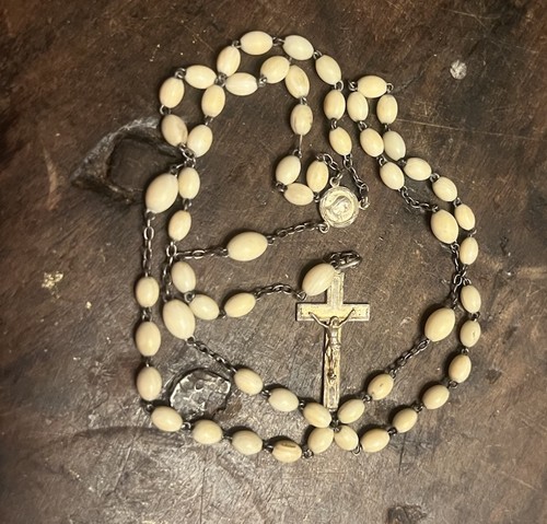 Antique french rosary - french,