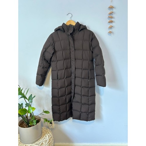 Chocolate brown long hooded - long,