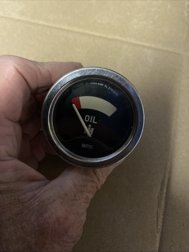 Smiths oil pressure gauge - oil,