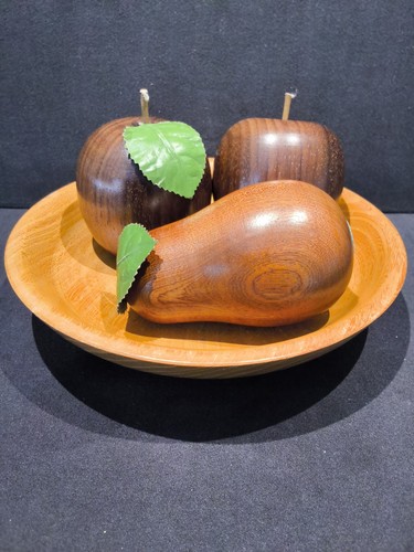 Wood turned 20cm bowl of - wood,