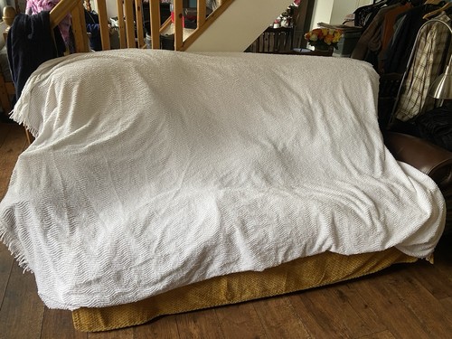 Vintage candlewick bed - vintage,
