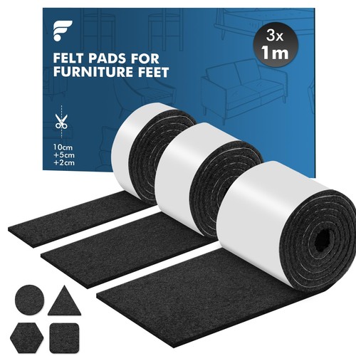 Selfadhesive felt pads 3x1m - selfadhesive,