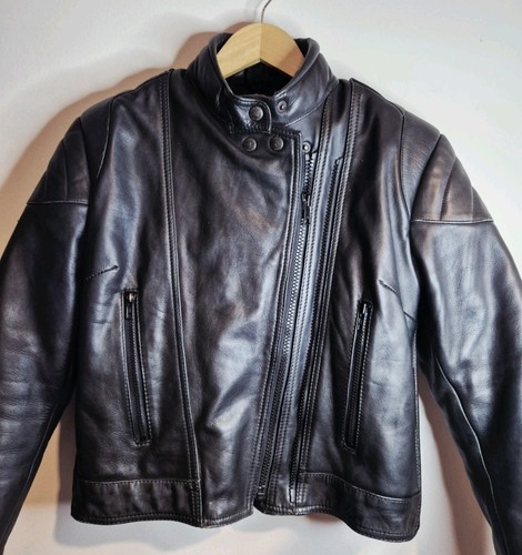 Vintage womens black leather - womens,