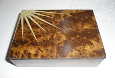 Vintage Art Deco Craven "A" Advertising Tin Cigarette Box ~ with Match Holder