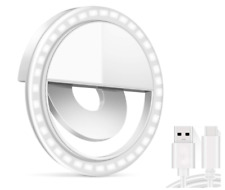 Portable USB  Led Selfie Ring Light Mobile Phone Lens LED Selfie Lamp Ring iPhon