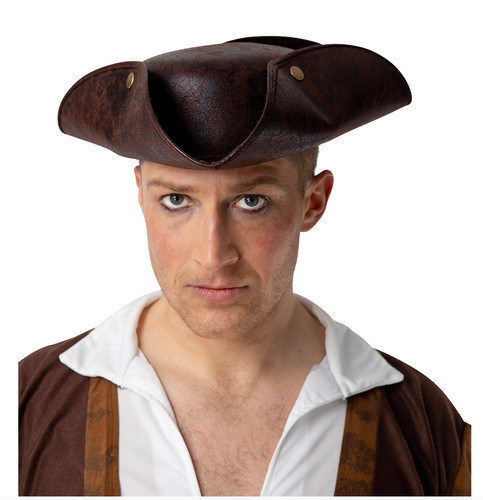 Deluxe pirate hat distressed - deluxe,
