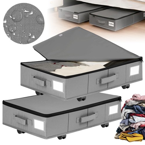 2pcs rolling under bed storage - bed,