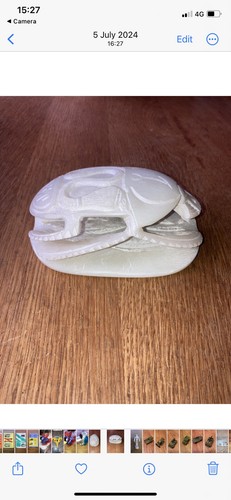 Scarab beetle alabaster - beetle,