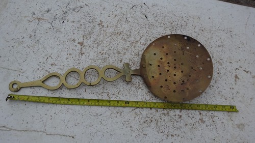 Antique brass chestnut roaster - chestnut,
