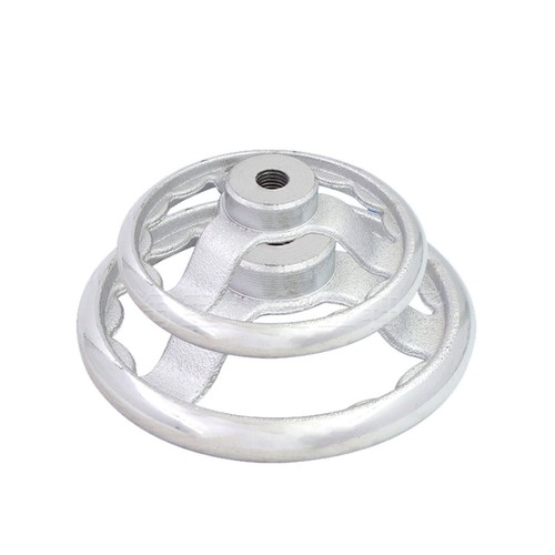 Thread hole hand - wheel, chrome